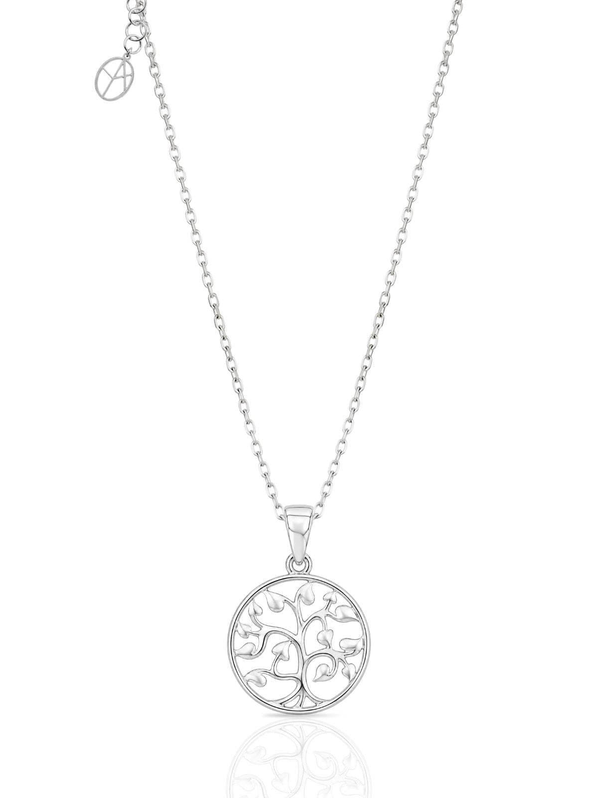 Minimalistische Lebensbaum-Halskette aus 925 Silber – Oya Silver – Ansicht 4