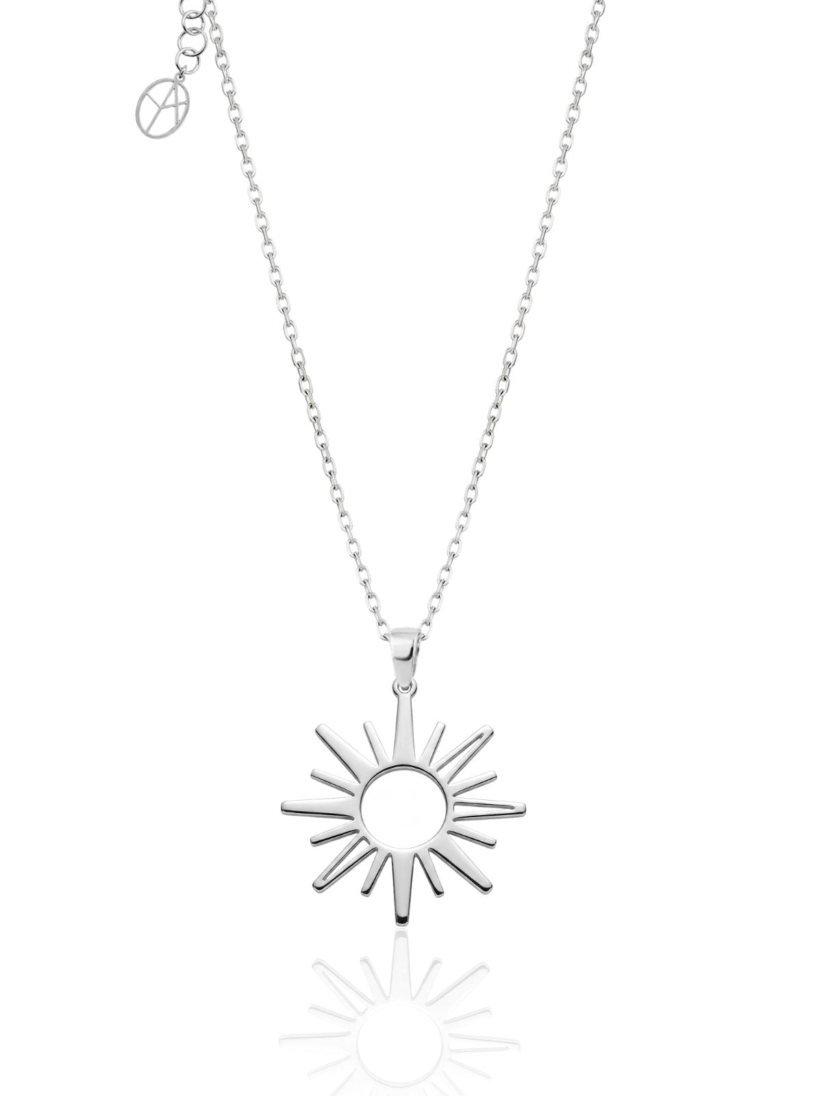 Solfinia Sonnen-Halskette aus Silber aus 925er Sterlingsilber – Oya Silver – Ansicht 6