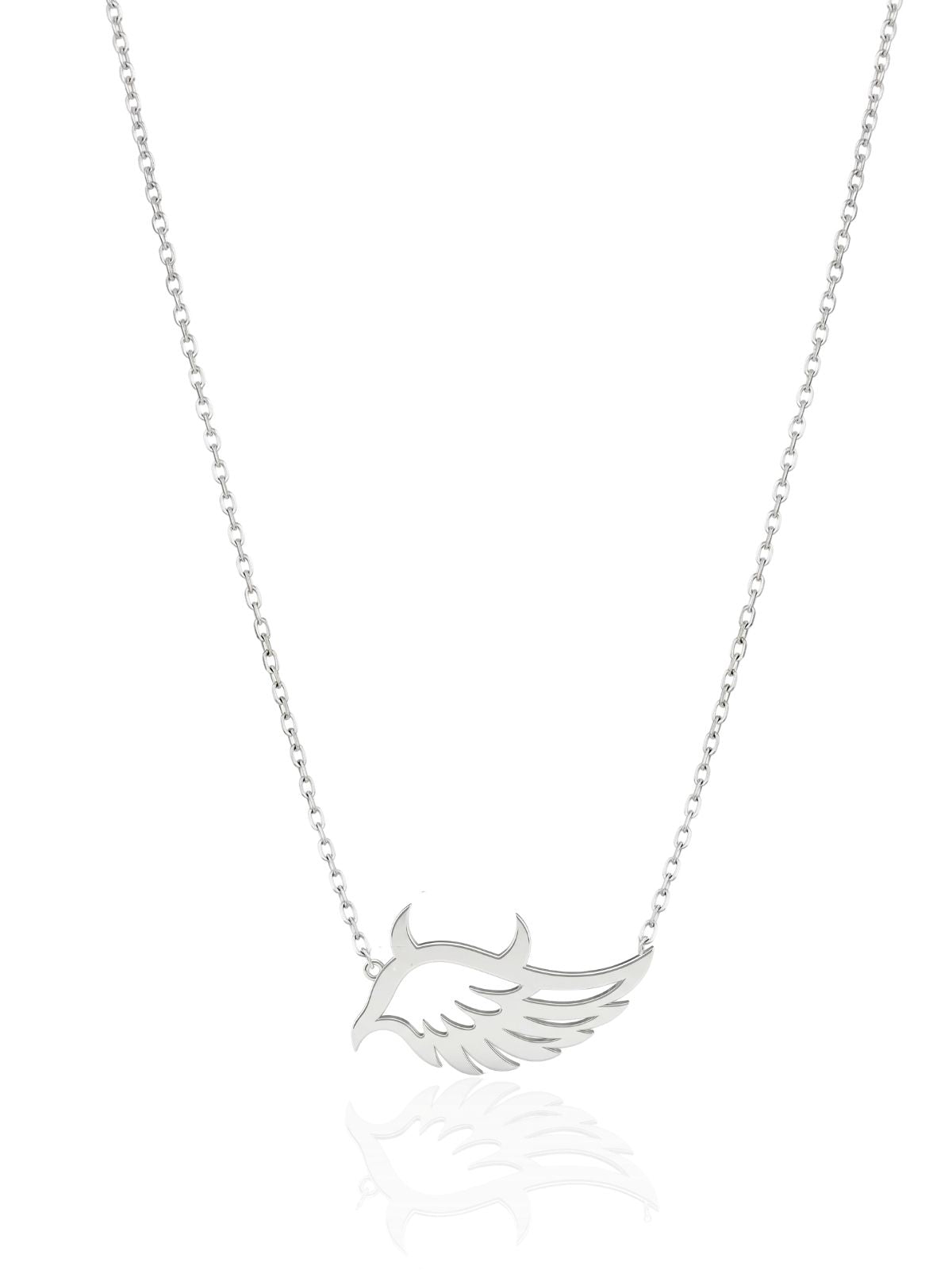 Damen-Halskette aus Silber mit Engelsflügel aus 925er Sterlingsilber – Oya Silver – Ansicht 7